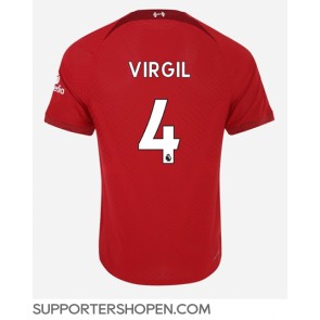 Liverpool Virgil van Dijk #4 Hemma Matchtröja 2022-23 Kortärmad